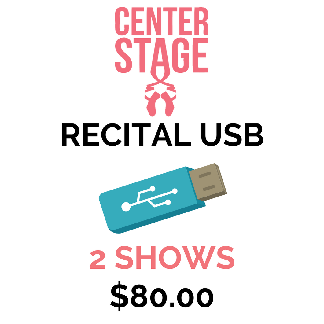 2025 Recital USB: 2 Shows